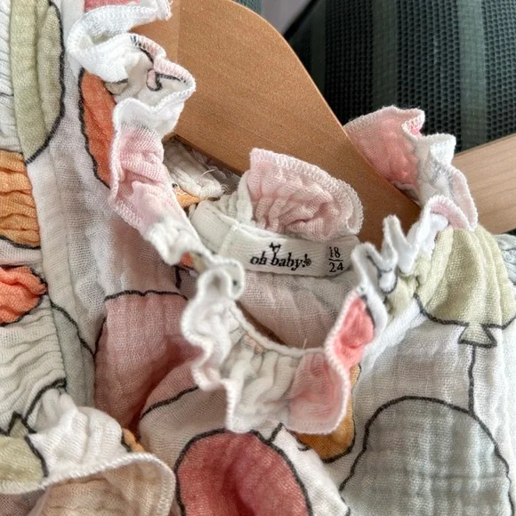 Oh Baby! Gauze Lola Top & Tutu Skirt Set l Balloon Print - Picture 5 of 9